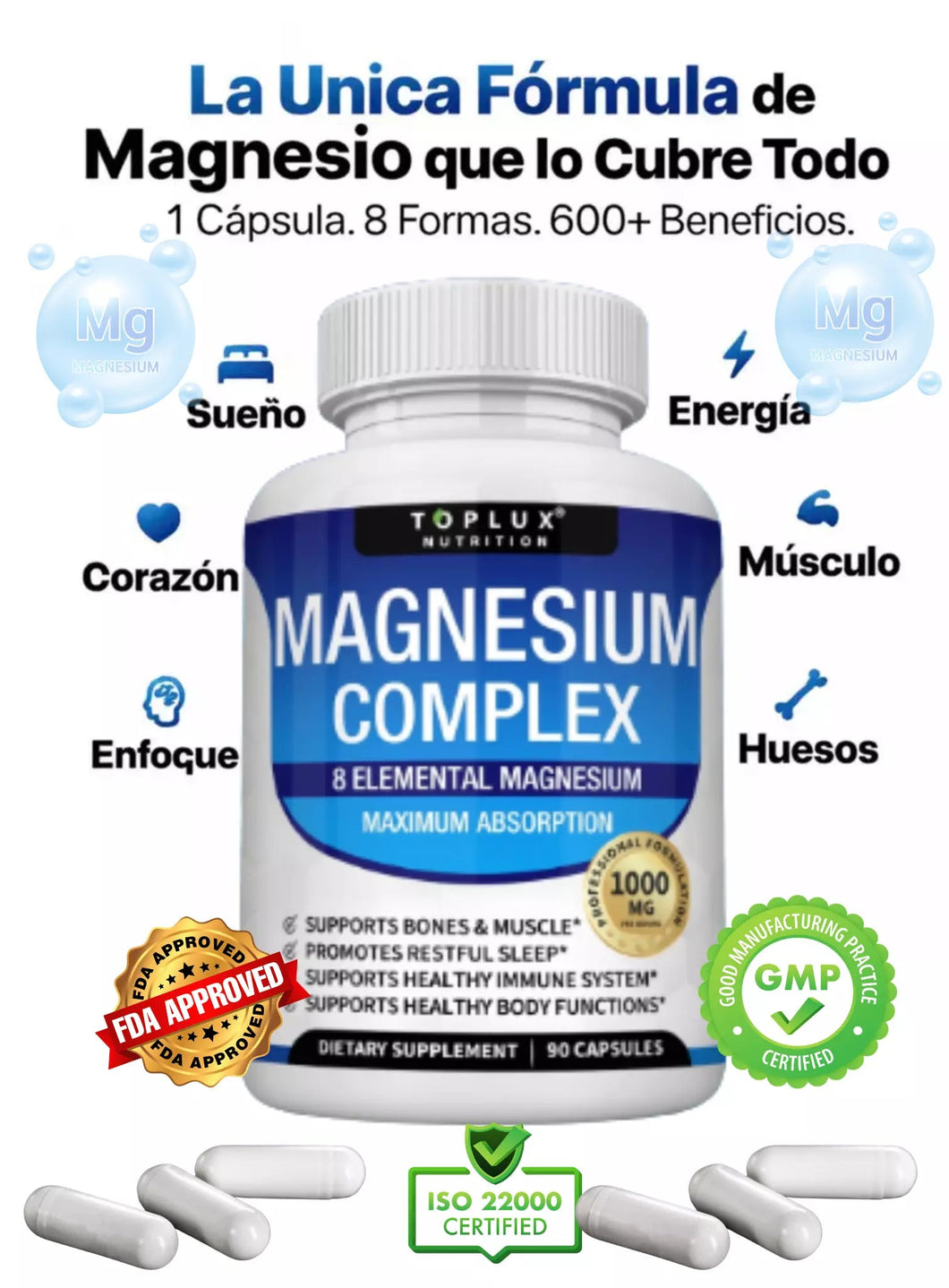 MAGNESIO COMPLEX MT 8 en 1